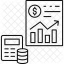 財務計算、お金の計算、財務計算 アイコン
