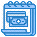 Finance Calendar Money Credit Card Icon