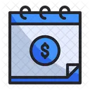 Finance calendar  Icon