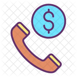 Finance Call  Icon