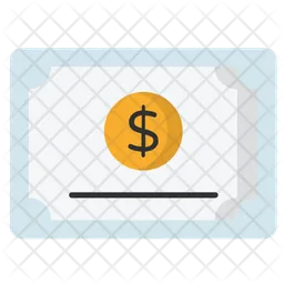 Finance Certificate  Icon