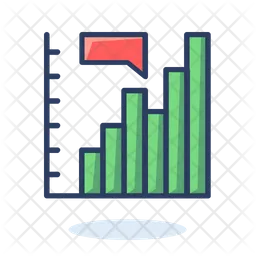 금융 차트  아이콘