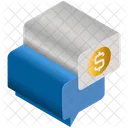 Business Finance Message Icon