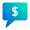 Finance Chat Dollar Income Icon