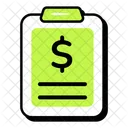 Finance Clipboard  Icon