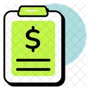 Finance Clipboard  Icon