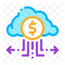 Cloud Money Charge Icon