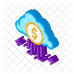 Finance Cloud Connection  Icon