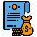 Finance Contract Finance Contract Icon