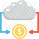 Financial Cloud Web Icon