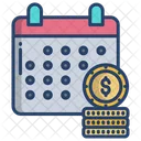 Finance Date Time Management Money Icon