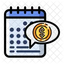 Finance Date Calendar Money Icon