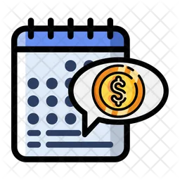 Finance date  Icon