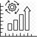 Developpement Financier Croissance Des Entreprises Statistiques Icône