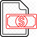 재무 문서 비즈니스 문서 아이콘