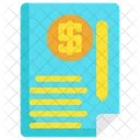 Finance document  Icon
