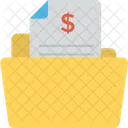 Bank Business Document Icon
