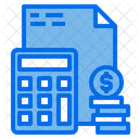 Calulator File Money Icon