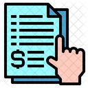 Finance File Document Icon