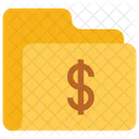 Dollar Folder Data Icon