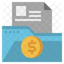 Finance Folder File Storage Data Storage Icon