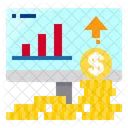 Money Stack Growth Computer Icon