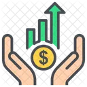 Analytics Career Coin Icon