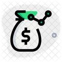 Finance Growth Money Bag Business Growth Icon