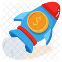 Finance Launch Startup Icon