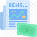 Finance Newspaper Currency Icon