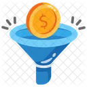 Finance Funnel Conversion Icon