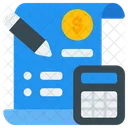 Finance Report Analysis Icon