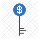 Key Password Dollar Icon