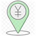 Finance Location Lineal Color Icon Icon
