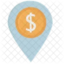 Finance Location Bank Location Map Pin Icon