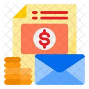 Finance Mail Salary Mail Finance Icon