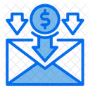Arrow Mail Money Icon