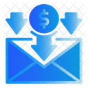 Arrow Mail Money Icon
