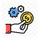 Hand Hold Coin Icon