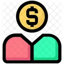 Crowdfunding User Money Icon