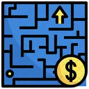 Finance Maze Solution Strategy Icon