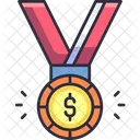 Finance medal  Icon
