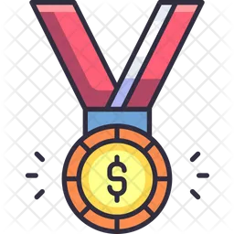 Finance medal  Icon