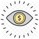 Business Monitoring Cyber Eye Finance Monitoring Icon