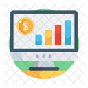 Data Chart Online Data Data Analytics Icon