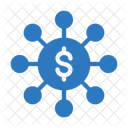 Dollar Network Connection Icon