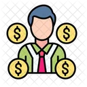 Business Manager Man Icon