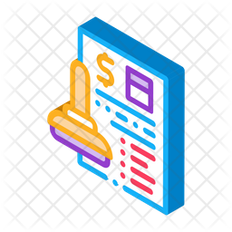 Finance Paper Icon Of Isometric Style Available In Svg Png Eps Ai Icon Fonts