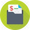 Finance Paper Folder Icon