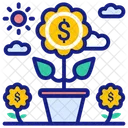 Finance Plant  Icon